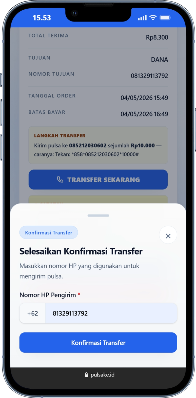 Langkah 4 - Konfirmasi Bayar