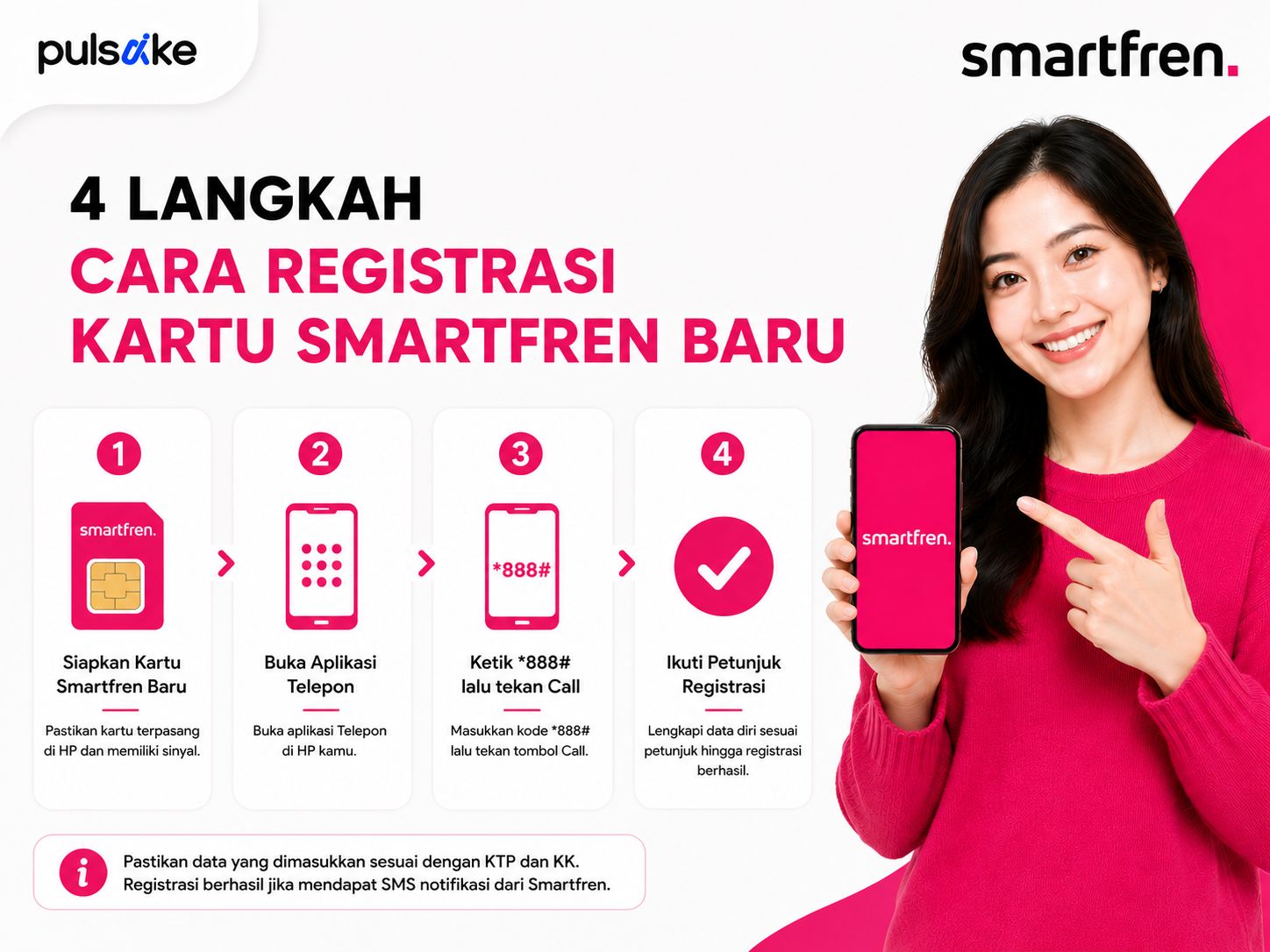 4 Langkah Cara Registrasi Kartu Smartfren Baru dengan Mudah