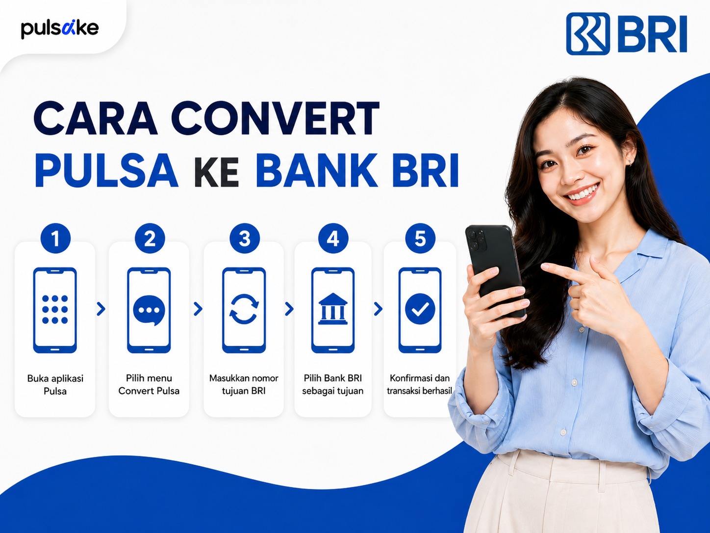 Cara Convert Pulsa ke Bank BRI dengan Mudah dan Cepat