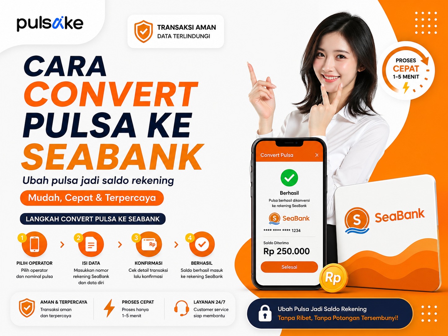 Cara Convert Pulsa ke SeaBank dengan Mudah dan Cepat