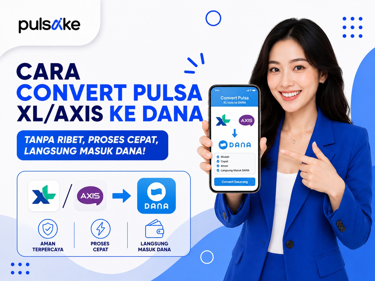 Cara Convert Pulsa XL/Axis ke DANA