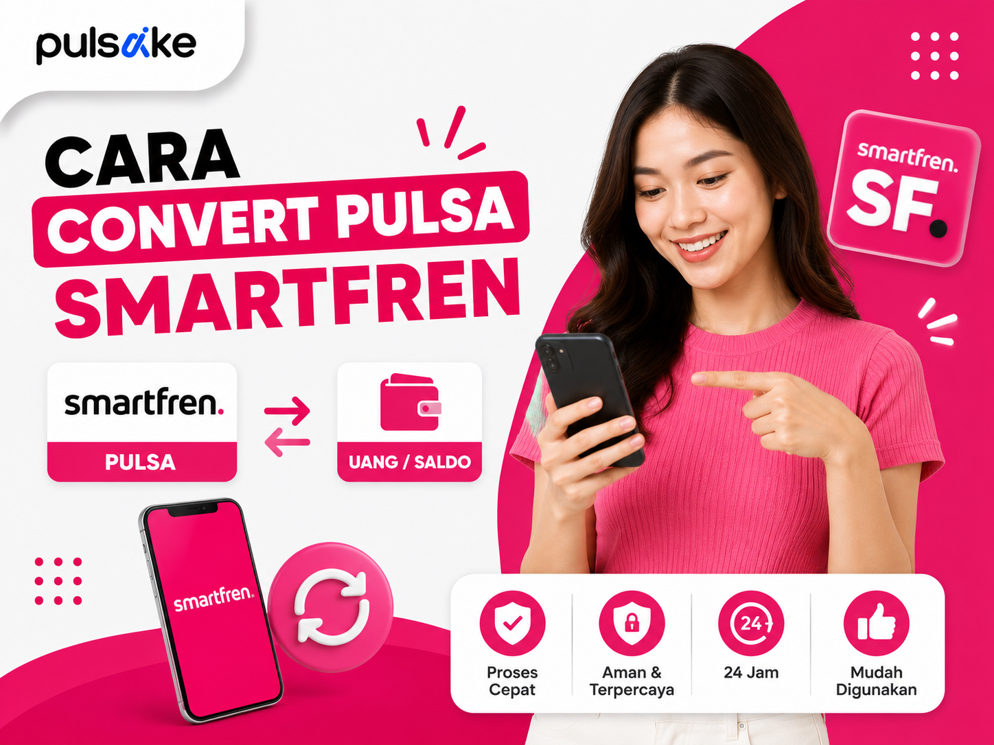 Convert Pulsa Smartfren ke E-Wallet dan Rekening Bank dengan Mudah